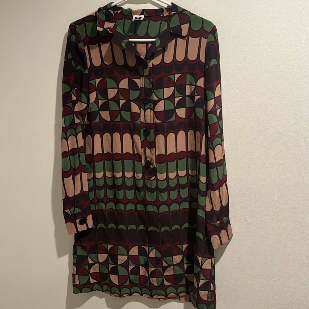 M by MISSONI Printed Longsleeve Tunic